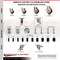 Service Caster 5 Inch 316SS Maroon Polyurethane Swivel 1-3/4 Inch Expanding Stem Caster Set SCC SCC-SS316EX20S514-PPUB-MRN-134-4 - alternate 4